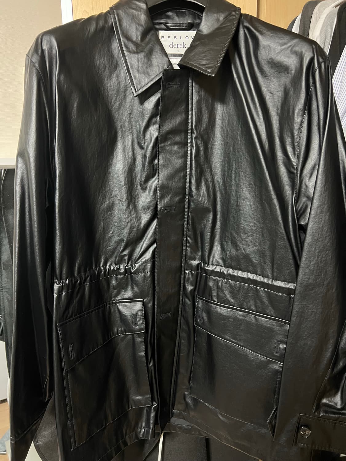 비슬로우x데릭 헤리티지 헌팅 자켓 블랙 XL 상품이미지2