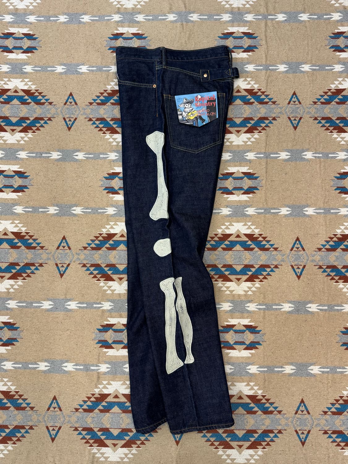 [32] 캐피탈 12.5온즈 데님 멕시칸 턱시도 5P 오카길리 팬츠 상품이미지5