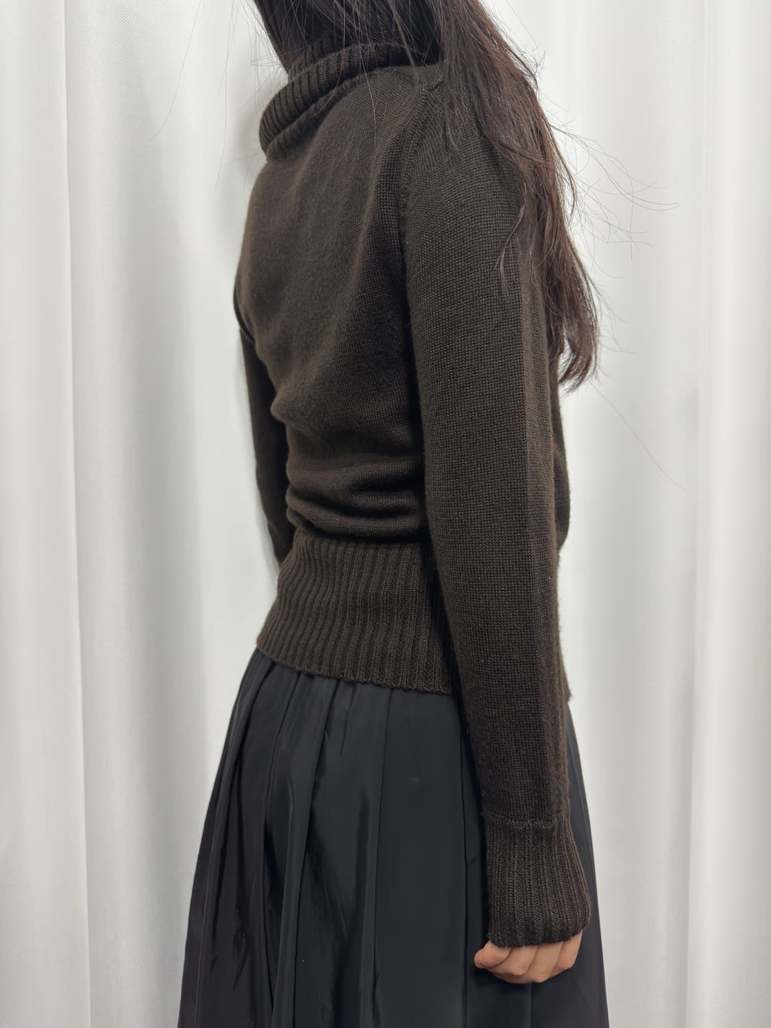 b.k.m.s pocket wool knit slim zipup 상품이미지4