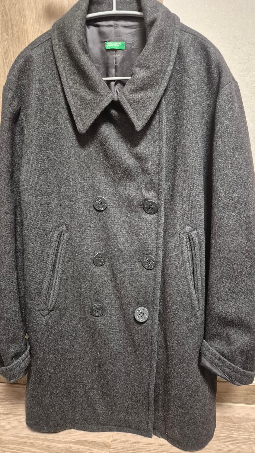 90s 베네통 울 피코트 상품이미지2