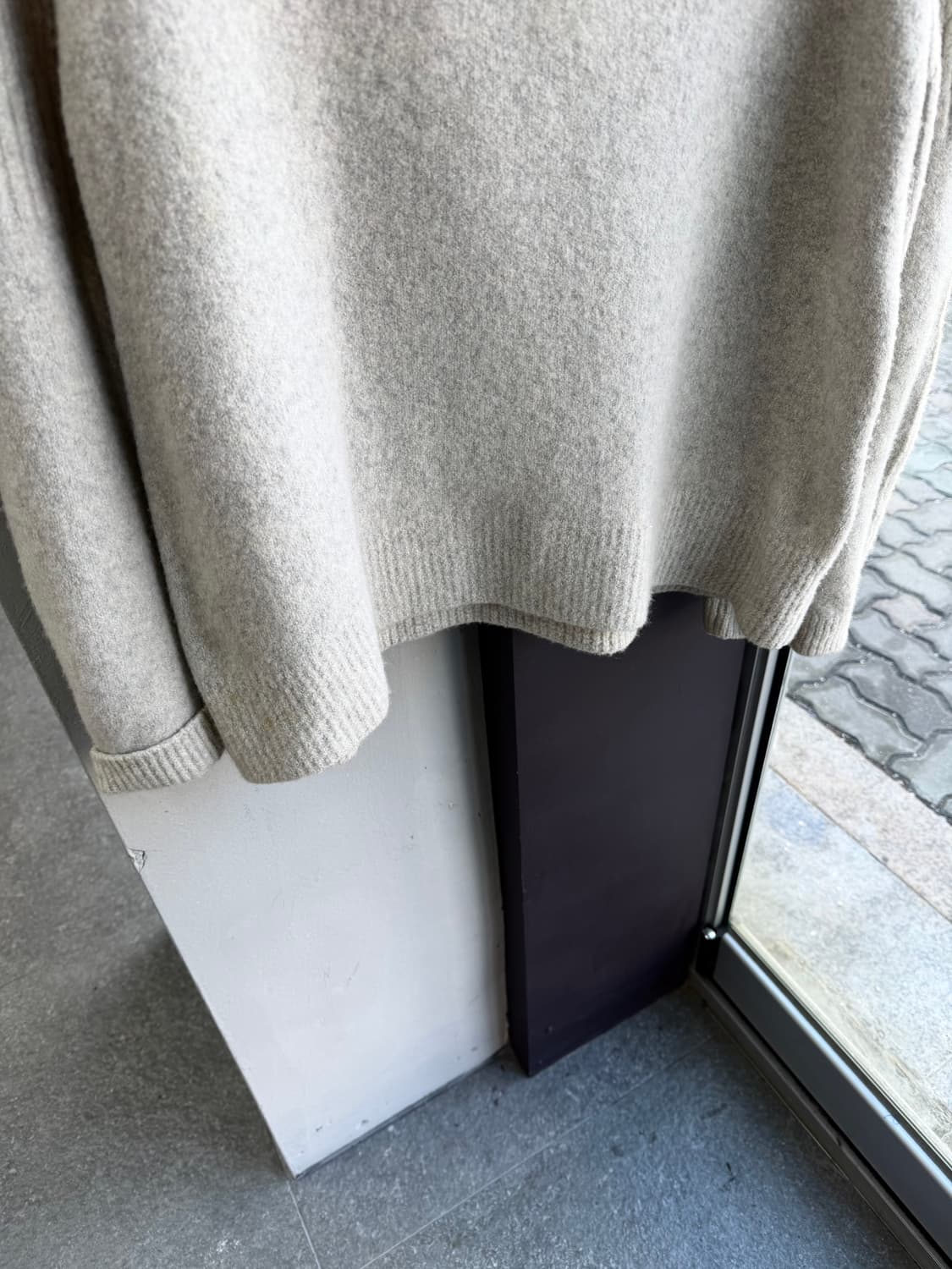 F/ 타임 캐시미어 블랜딩 넥포인트 니트 상품이미지4