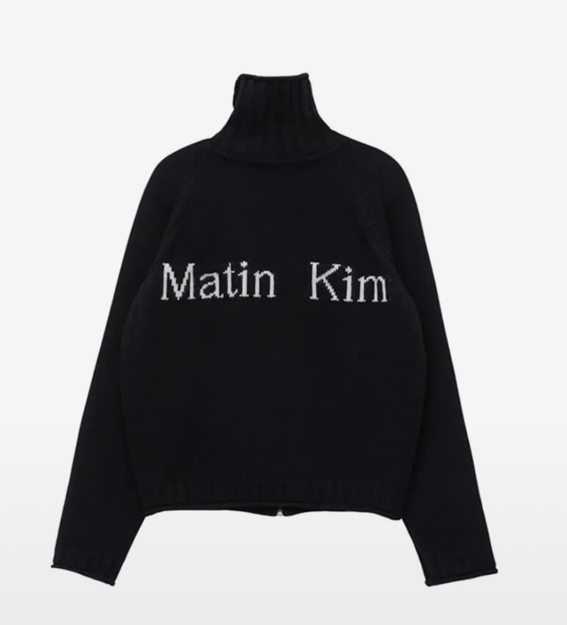 마뗑킴 로고 니트 가디건 집업 상품이미지1