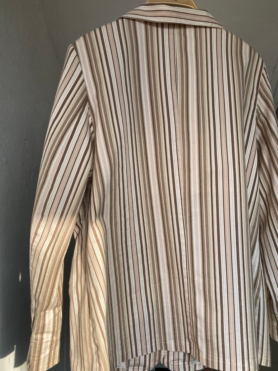 코튼100% 빈티지 스트라이프 자켓 상품이미지7