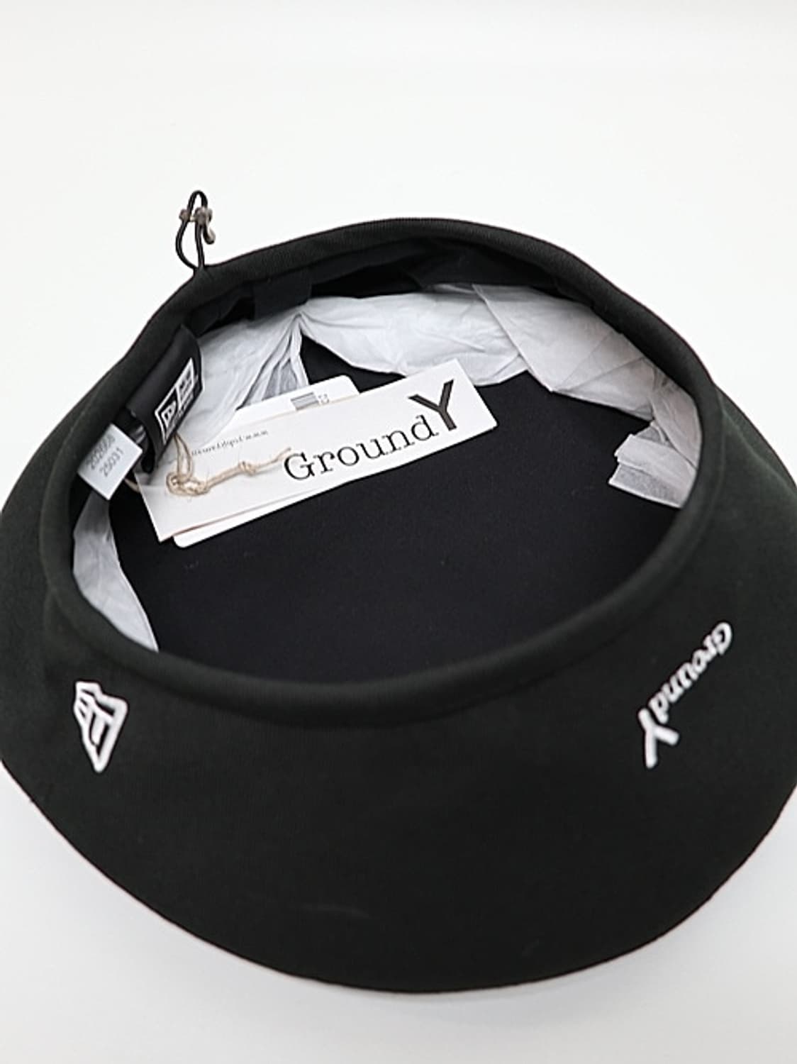 요지야마모토 Ground Y X 뉴에라 로고 베레모 os 상품이미지4