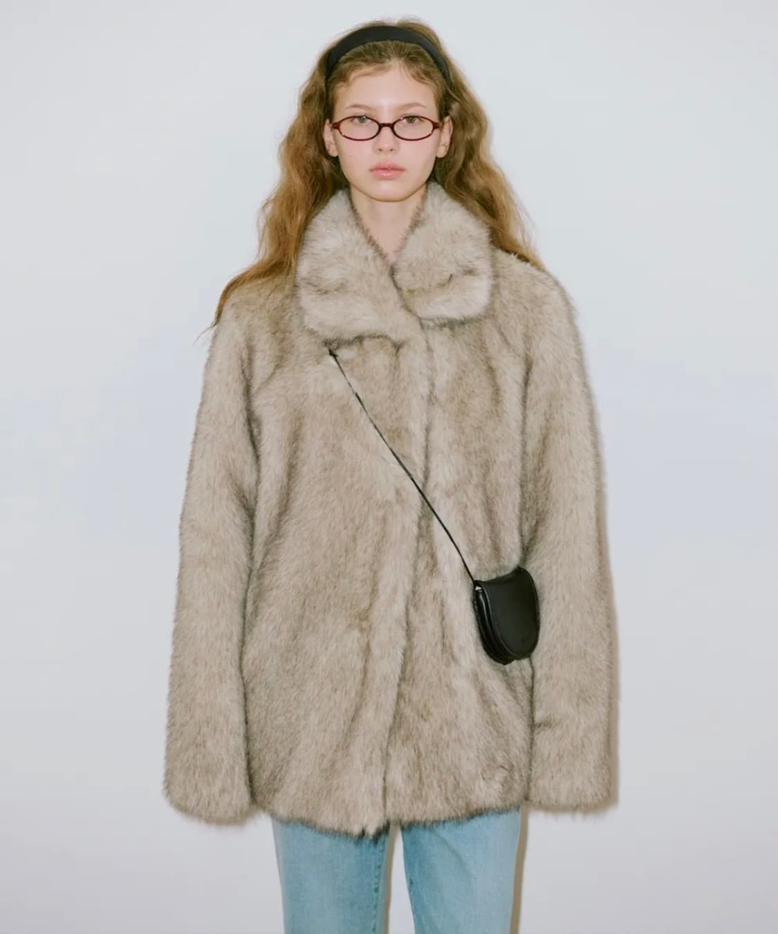 시눈 퍼자켓 헤비 믹스 퍼 자켓 애쉬브라운 상품이미지1