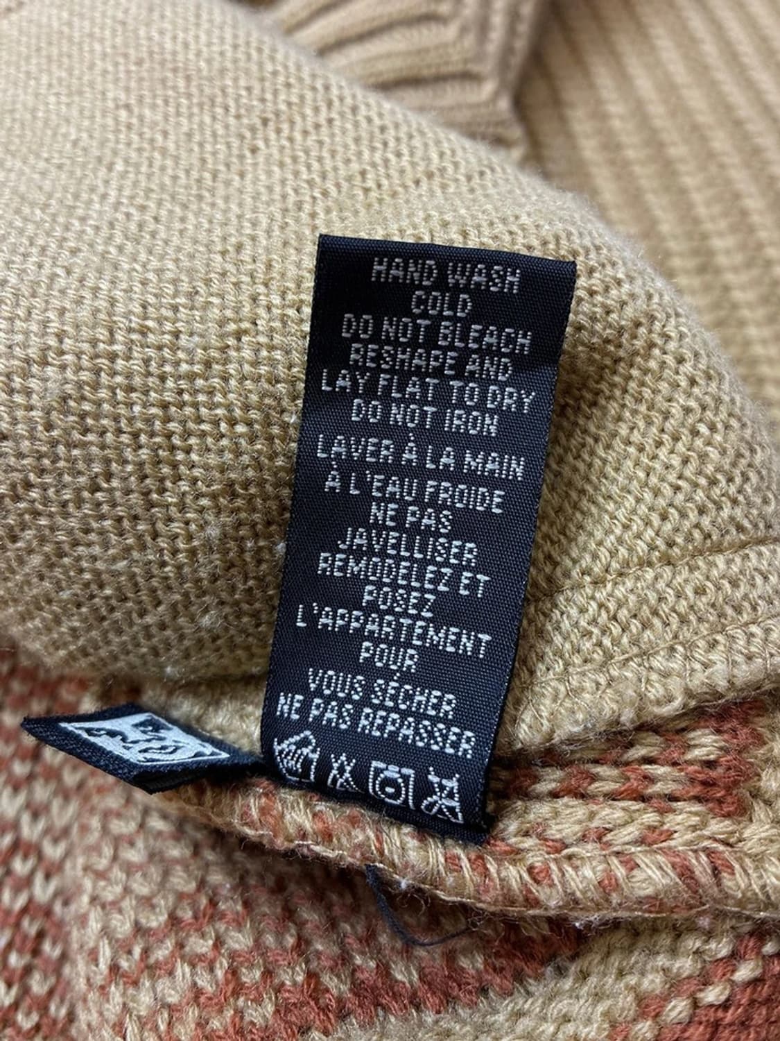 오베이 프로파간다 패턴드 숄카라 니트 가디건 PN5127 상품이미지9