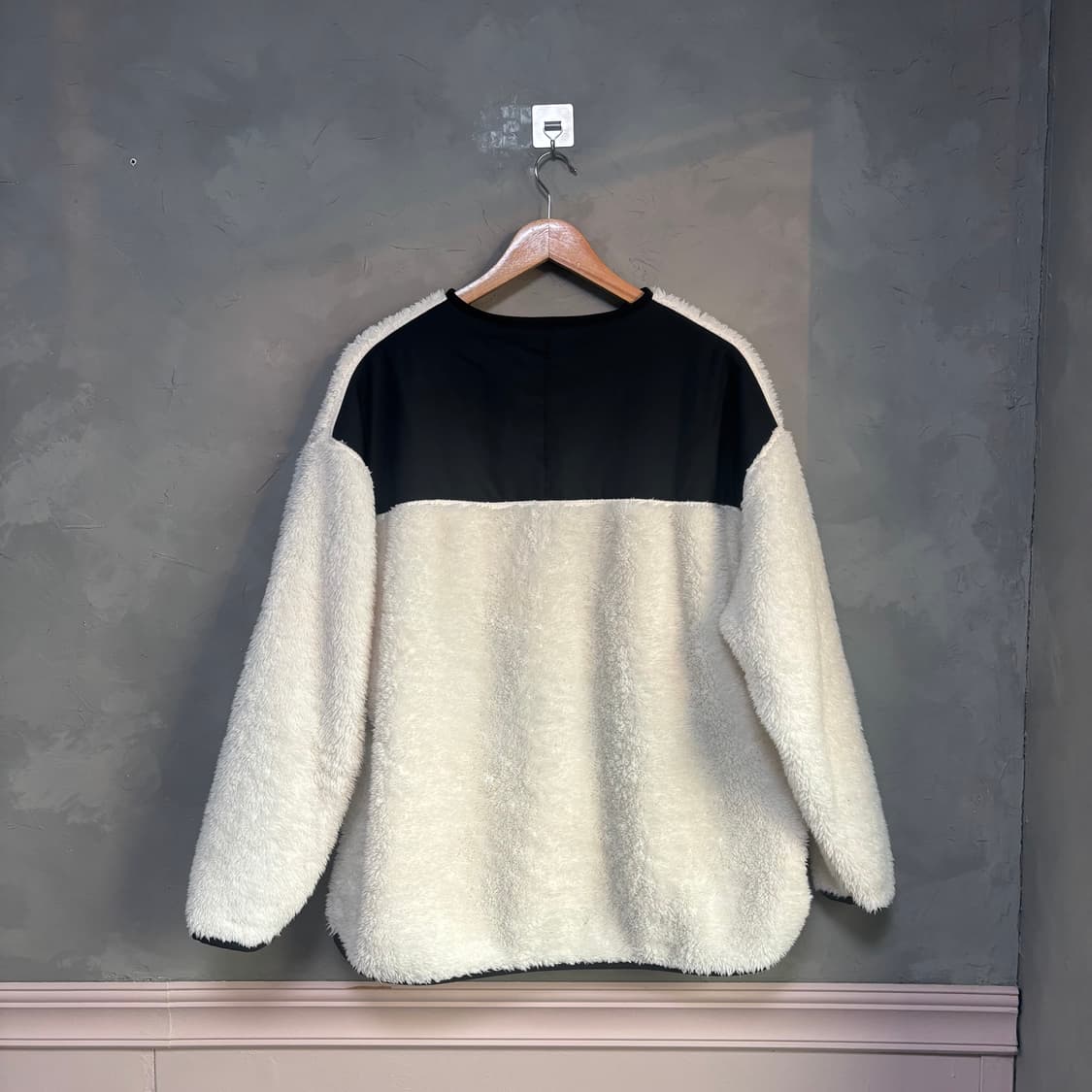 나이키 스우시 플리스 자켓 화이트 상품이미지4