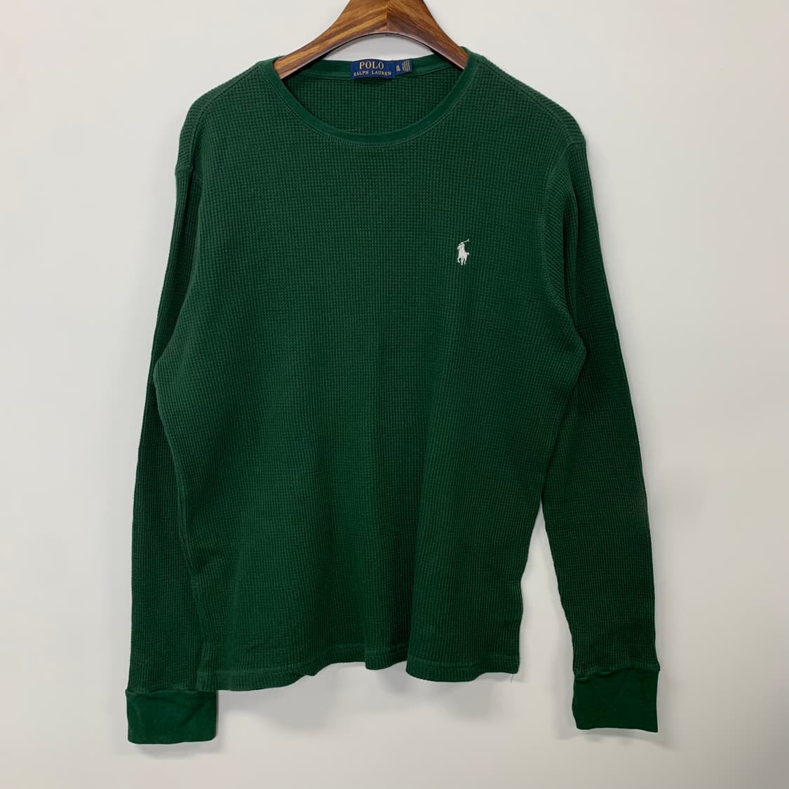 폴로 랄프로렌 신형 딥그린 와플 니트 상품이미지2