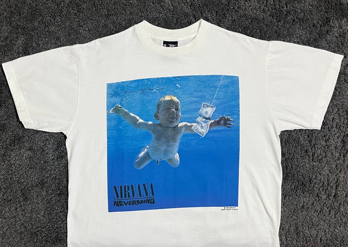 (rep) 빈티지 너바나 네버마인드 티셔츠 상품이미지3