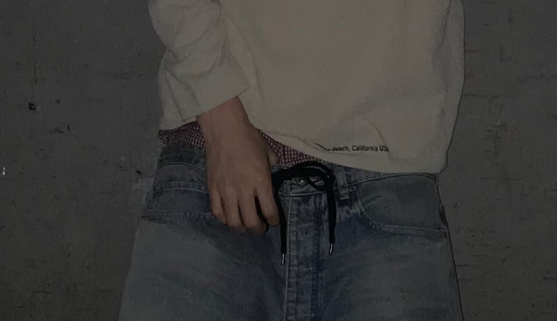 balenciaga string baggy denim 상품이미지1