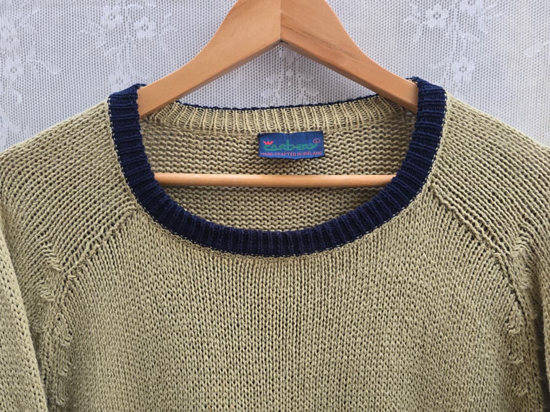 90s 아일랜드 핸드메이드 피셔맨 니트 상품이미지2