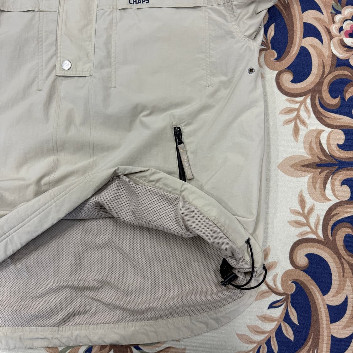 (L)챔스 Chaps 아노락 자켓(베이지,후드내장형) 상품이미지5