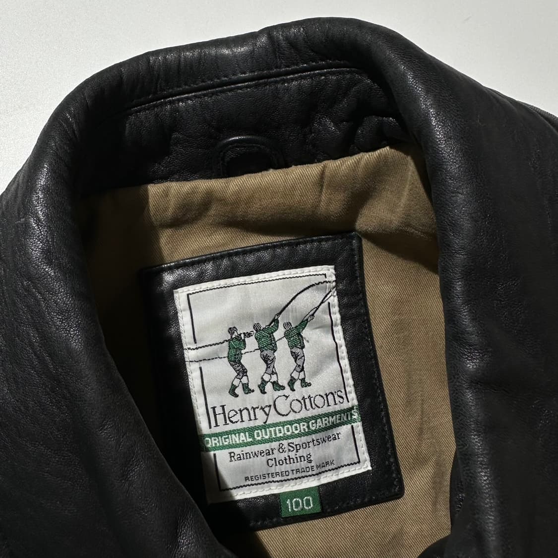 헨리코튼 램스킨 싱글 자켓 상품이미지4