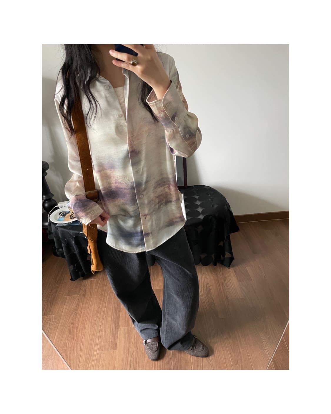patterned blouse 02 상품이미지3
