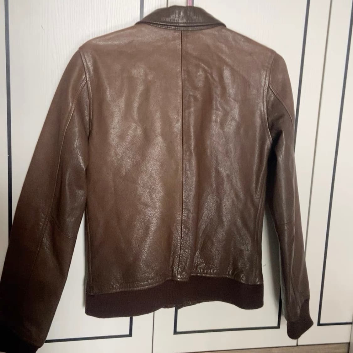 Marlboro 산양가죽 레더자켓 상품이미지3
