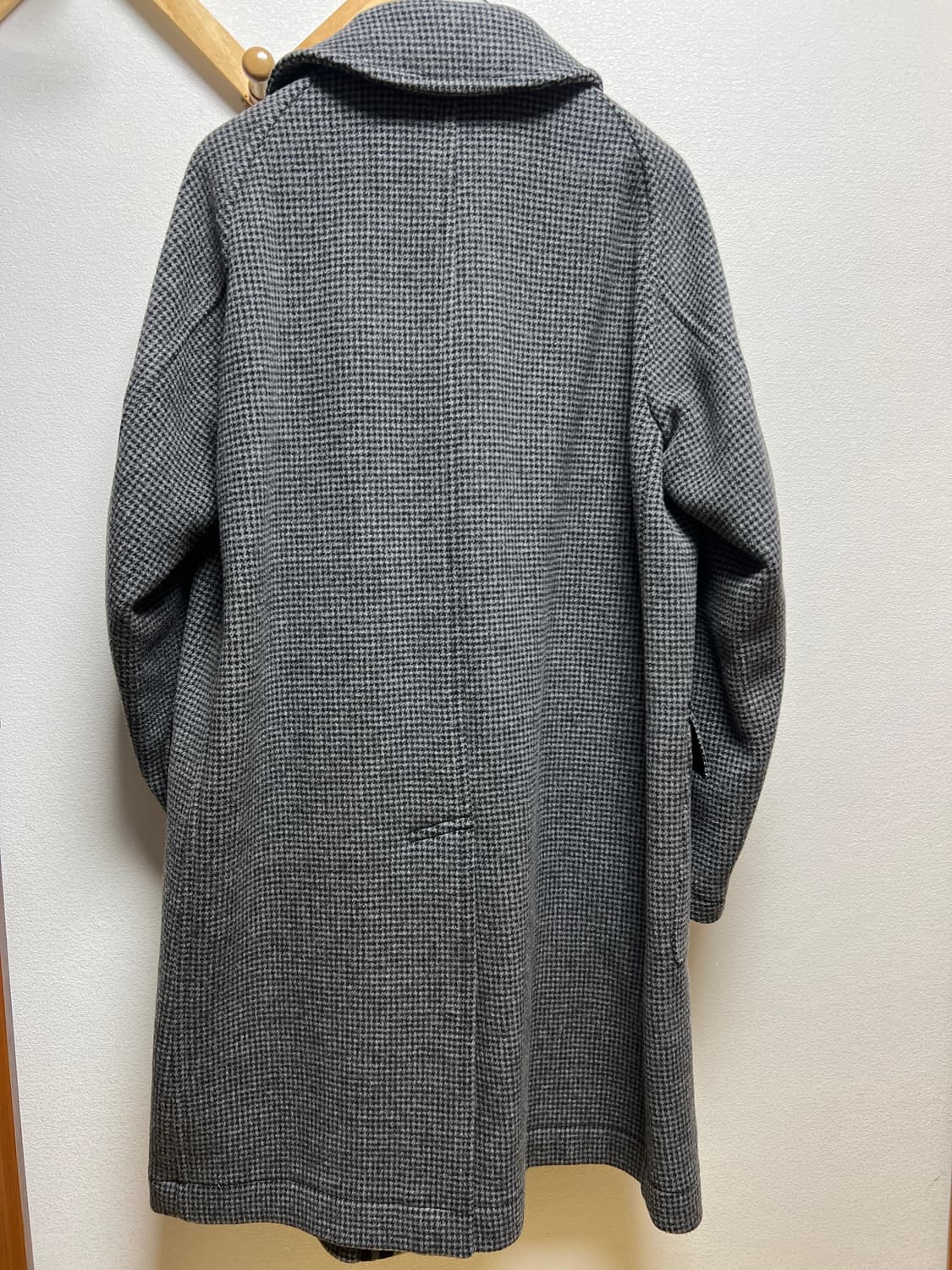 캡틴선샤인 트레블러 코트 40사이즈 그레이 하운드투스 패턴 상품이미지2