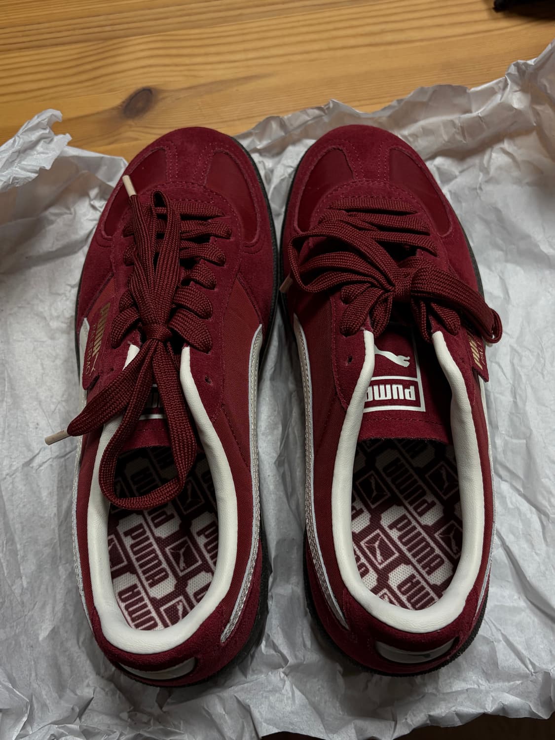 푸마 팔레르모 OG Intense Red Warm White 상품이미지4