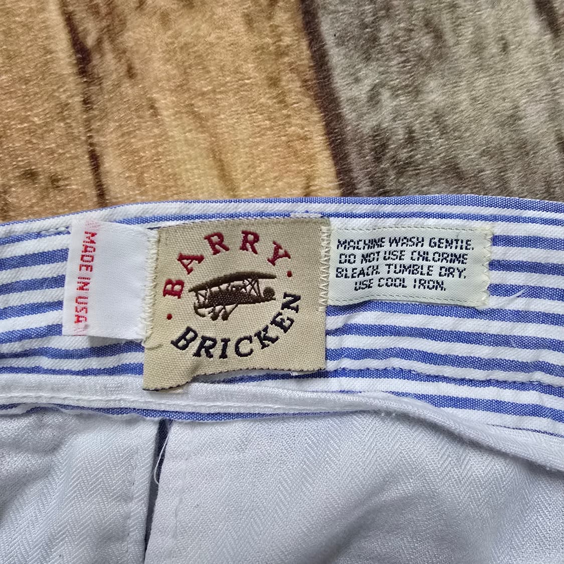 Vintage 80~90s Barry Bricken 배리 브리켄 시어서커 상품이미지4