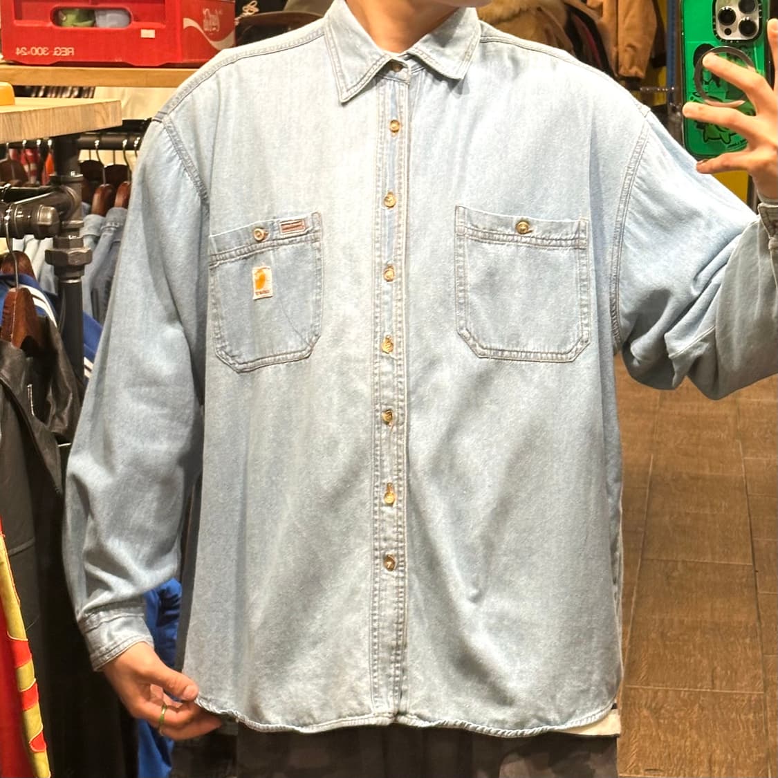 [HI] 칼하트 데님셔츠 상품이미지1