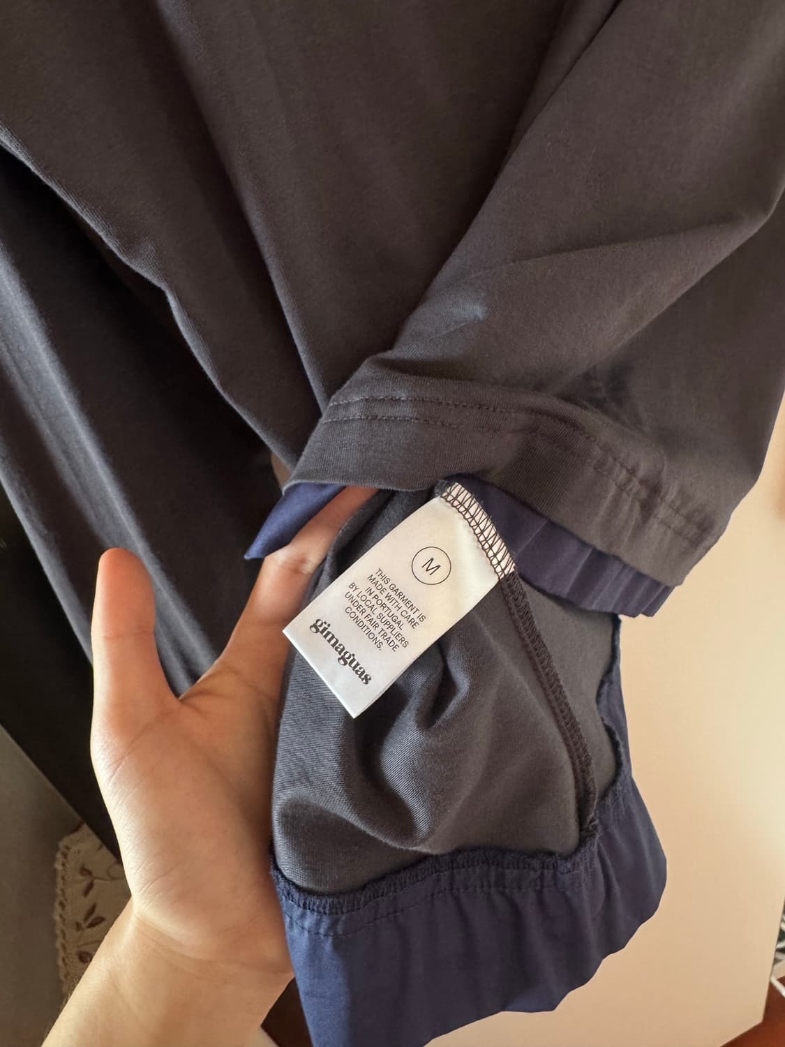 기마구아스 LUIS LS POLO 그레이 네이비 M 상품이미지5