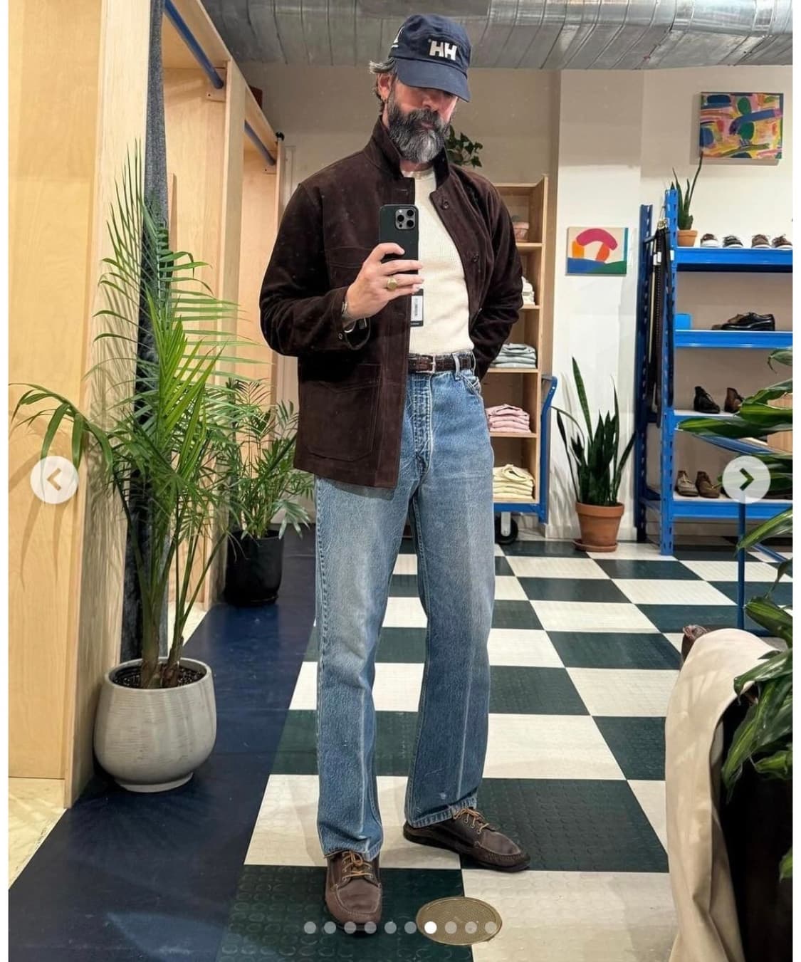 (42) 새상품 드레익스 스웨이드 초어자켓 상품이미지1