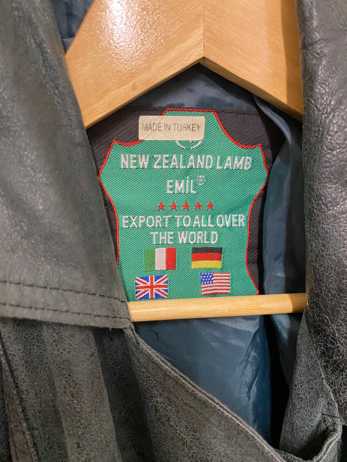 VTG leather western rider coat 가죽 라이더 코트 상품이미지9