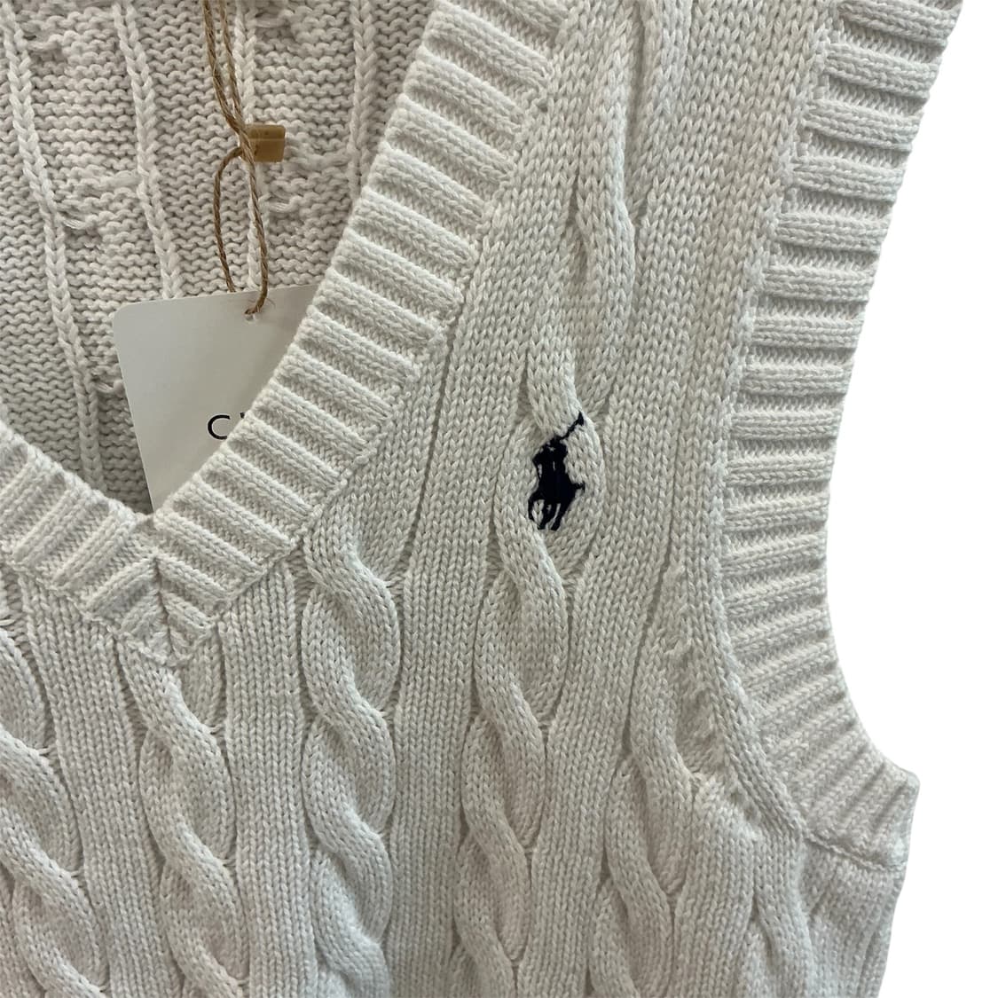 폴로 랄프로렌 케이블 니트 베스트 상품이미지3