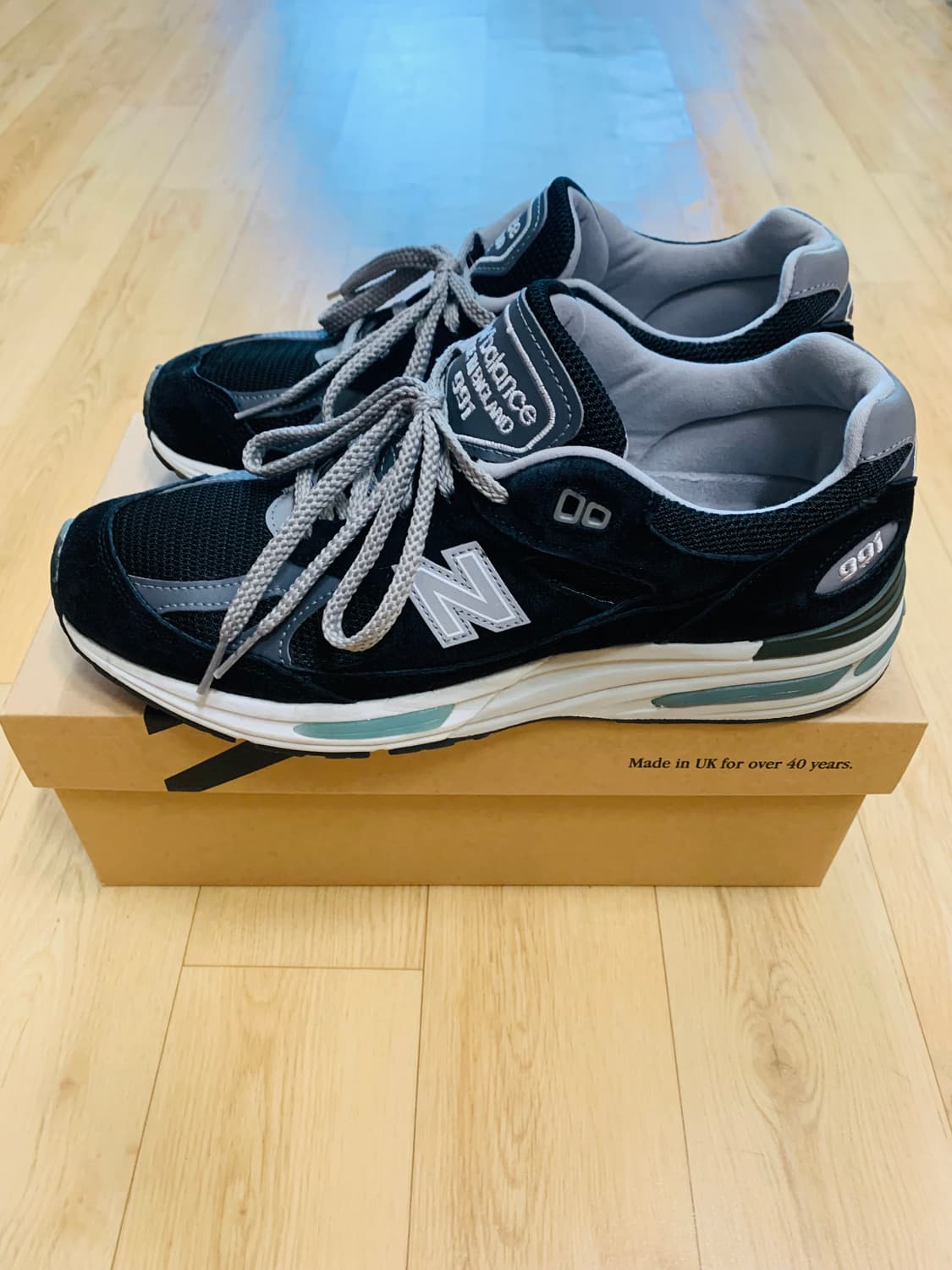 [265] 뉴발란스 991v2 메이드 인 UK 블랙 상품이미지3