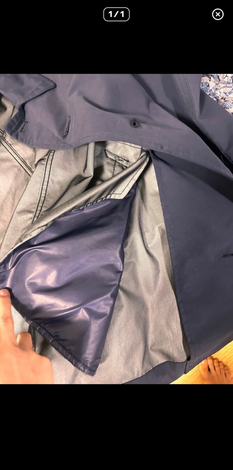 꼼데가르송 옴므 나일론 자켓 s 상품이미지6