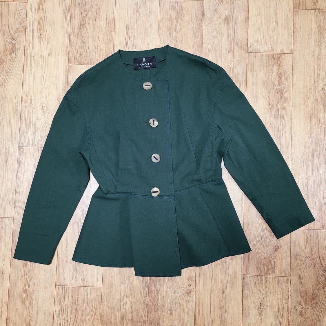 랑방컬렉션(LANVIN) 린넨 블렌드 페플럼자켓 55 상품이미지1