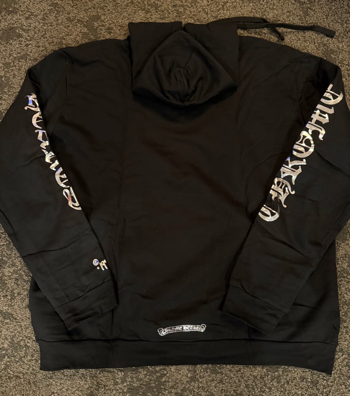 (XL) 새상품 크롬하츠 1988 후드 블랙/크롬실버 상품이미지2