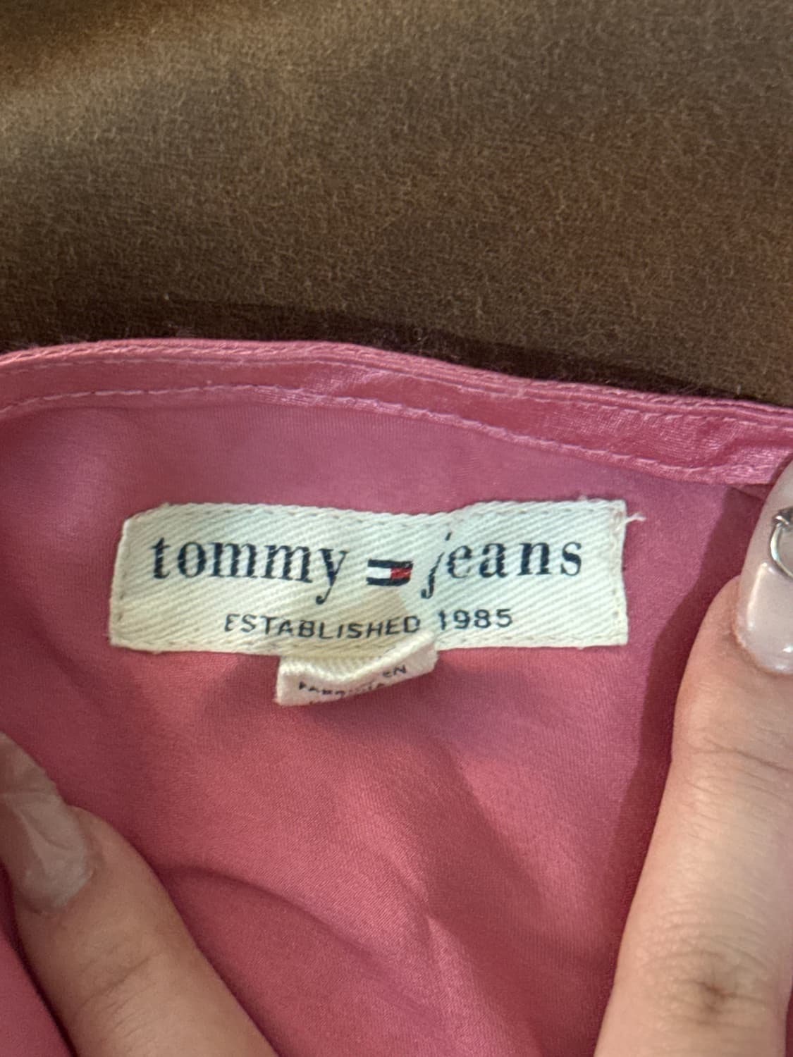 Tommy jeans 타미진스 레이스 슬리브리스 상품이미지3