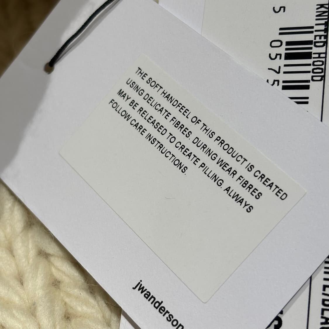 JW ANDERSON jw앤더슨 제니 니트 후드 바라클라바 상품이미지4