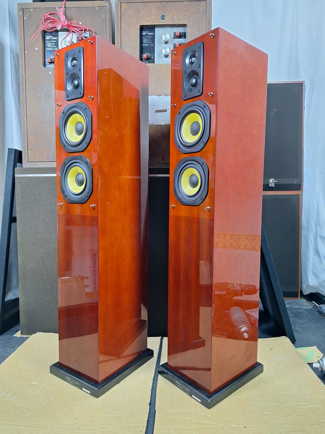 박스,스탠드 有/DENON 데논 SC-T33XG 빈티지 톨보이 스피커 l 상품이미지2