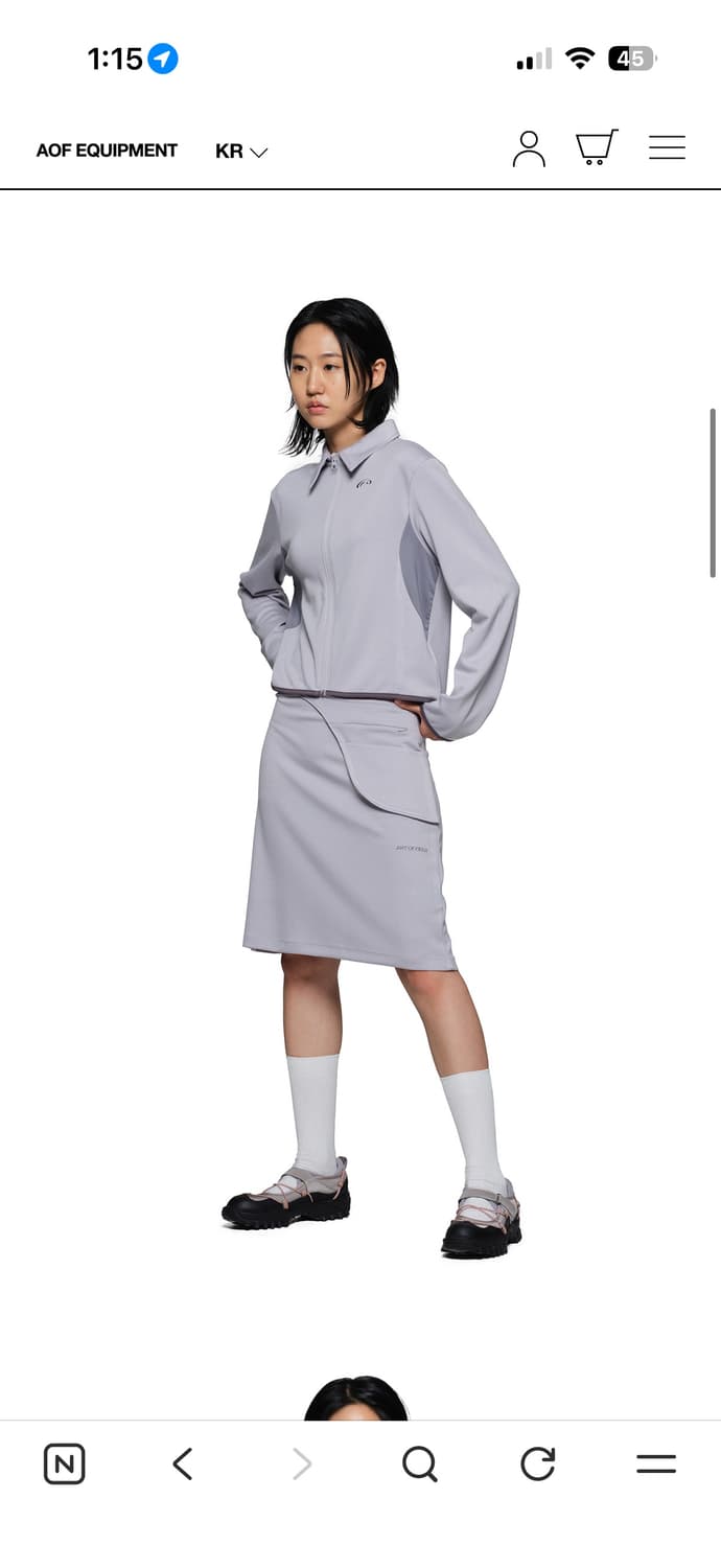 아트오브필드치마아트오브필드스커트플랩포켓미디스커트셋업아오필 상품이미지1