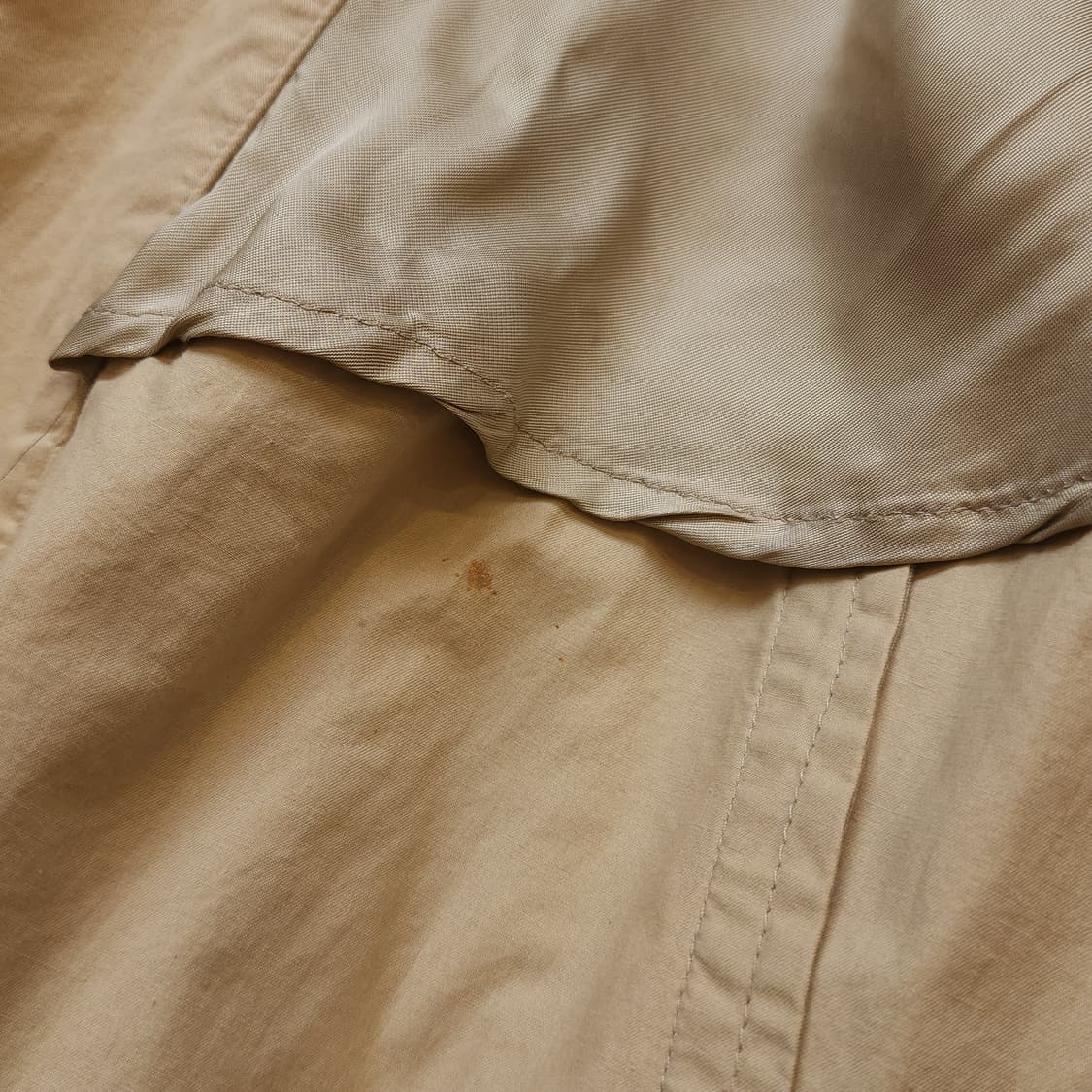 90s 엠포리오 아르마니 벨티드 싱글 트렌치 코트 L 상품이미지9