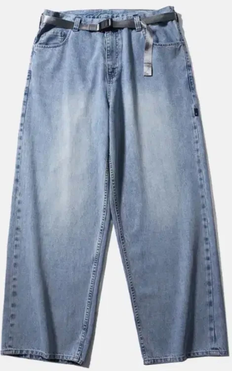 모이프 WIDE BELTED DENIM PANTS 상품이미지1