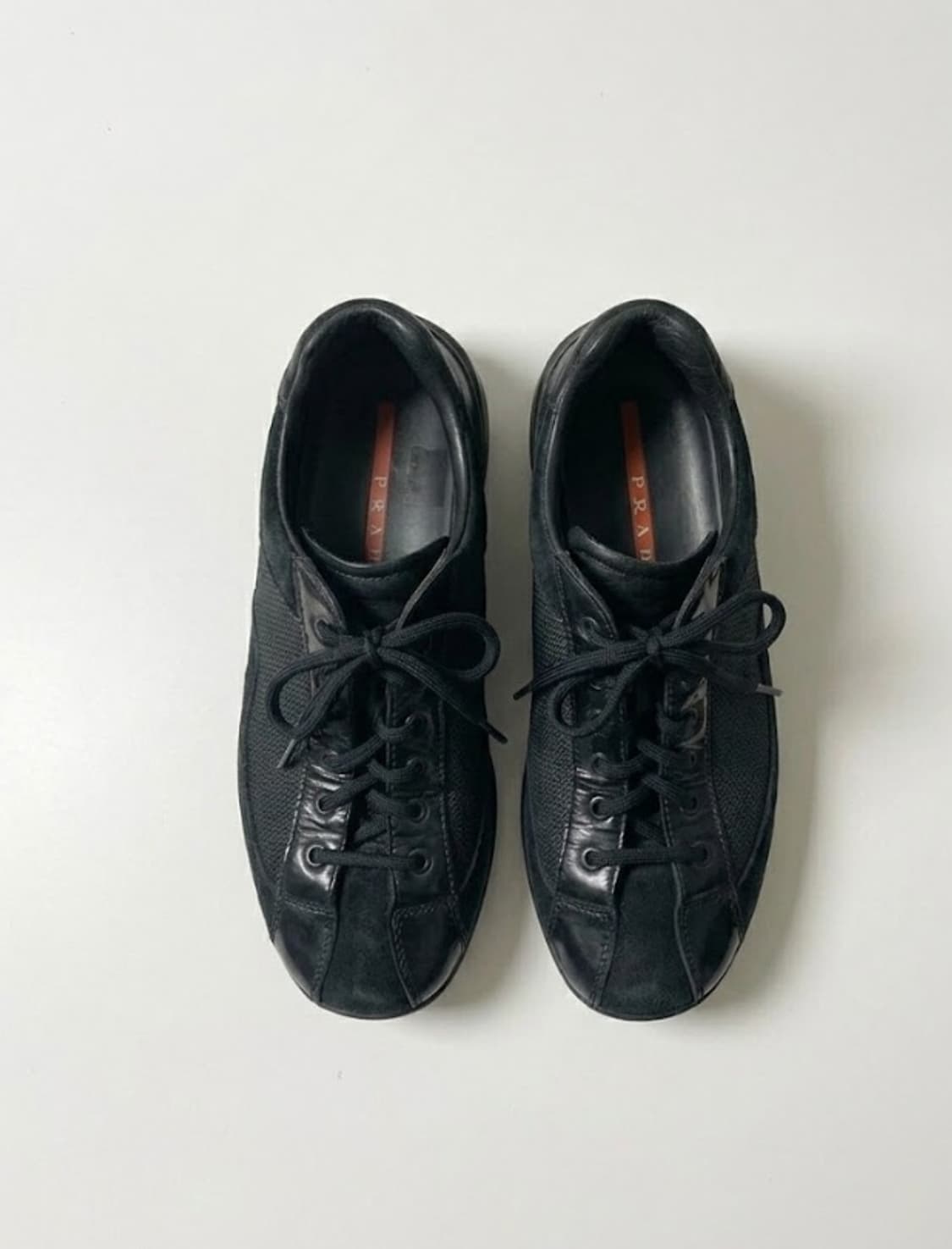 프라다 스니커즈 에나멜 플랫슈즈 250-255 상품이미지1