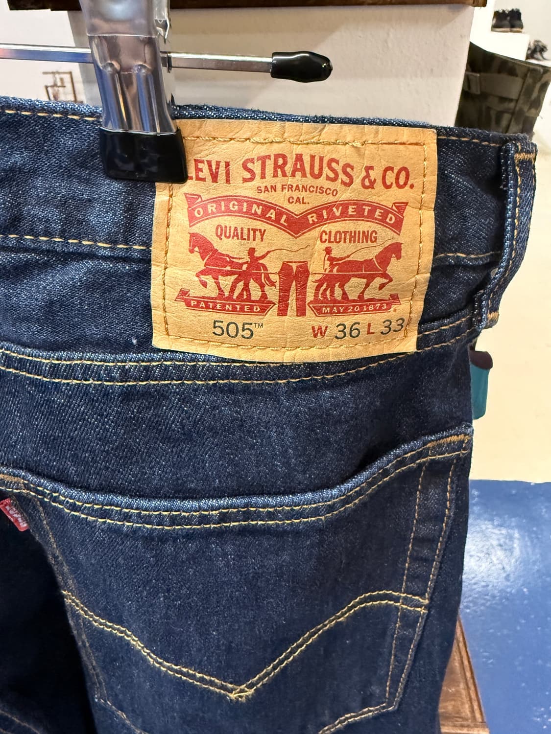 Levis 리바이스 505 데님 팬츠 상품이미지4