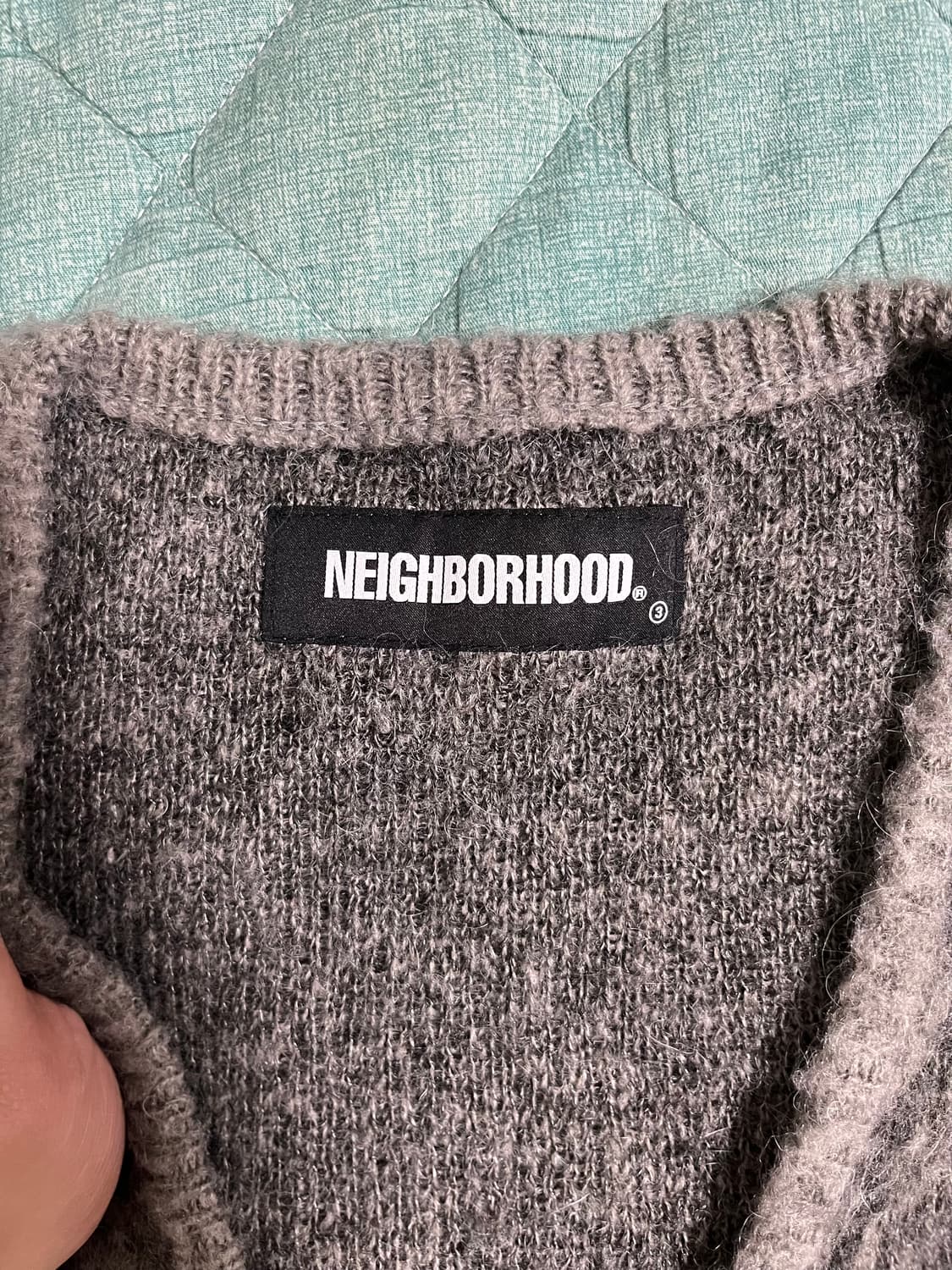 네이버후드 레오파드 모헤어 가디건 M size 상품이미지2