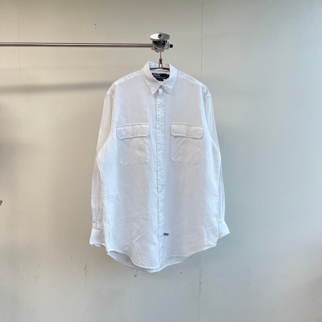 폴로랄프로렌 2포켓 린넨 긴팔셔츠 상품이미지1