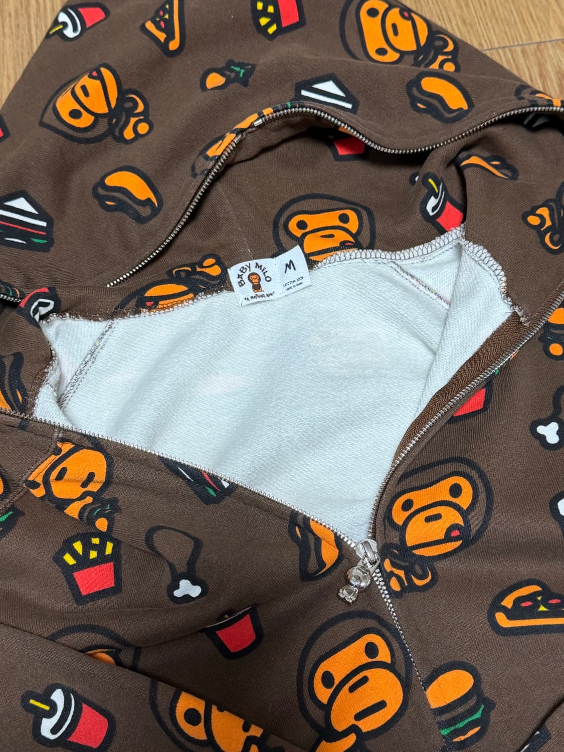 베이프 초코정크푸드 후드집업 상품이미지2