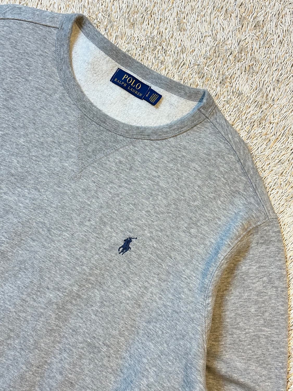 폴로 랄프로렌 신형 네이비포니 플리스 맨투맨 그레이 상품이미지2