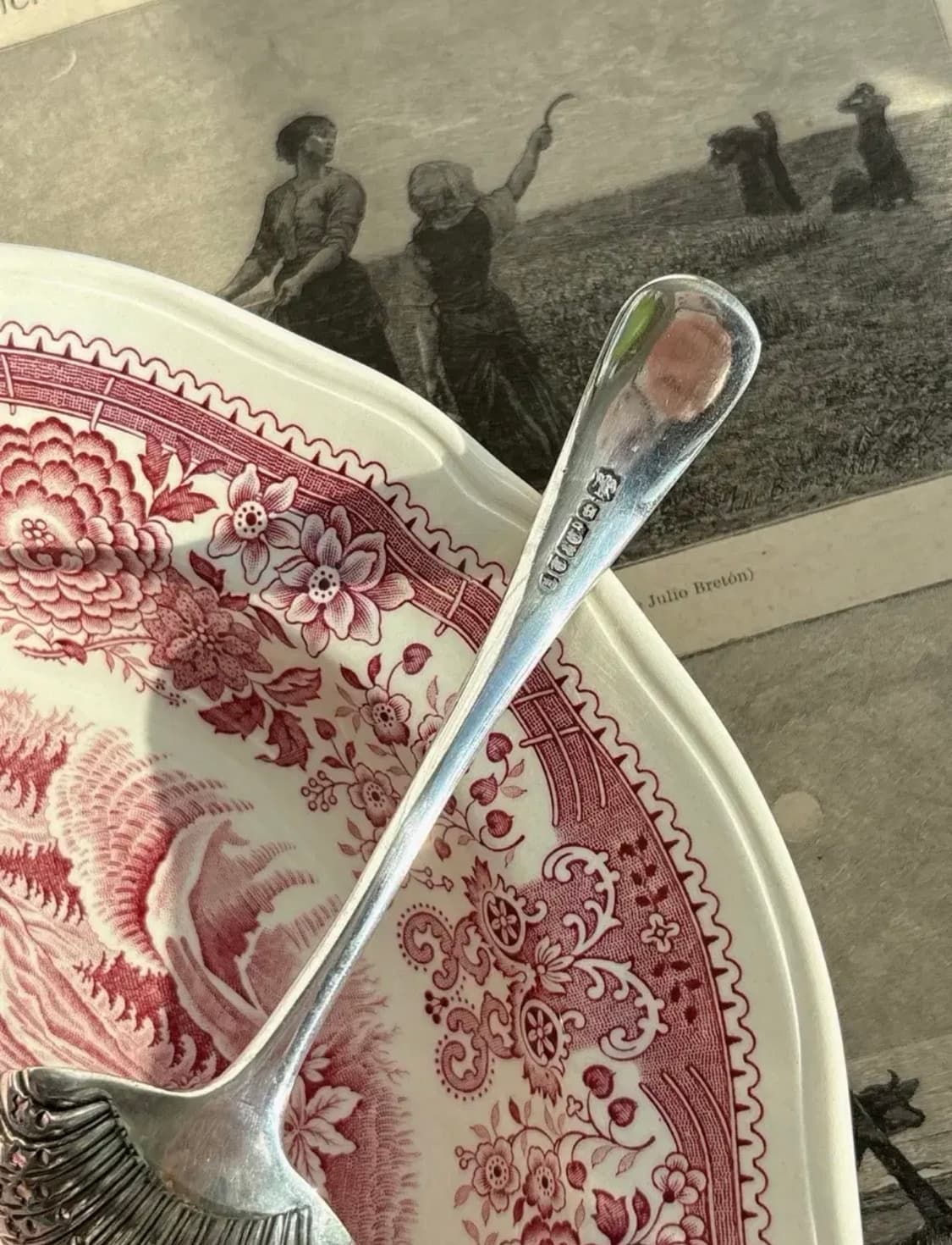 영국 앤틱 실버플레이트 슈가시프터 티스트레이너 스푼 상품이미지4