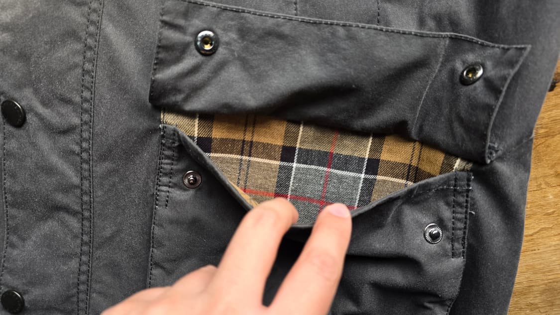 한정판 바버 왁스 자켓 XL ~XXL 상품이미지3