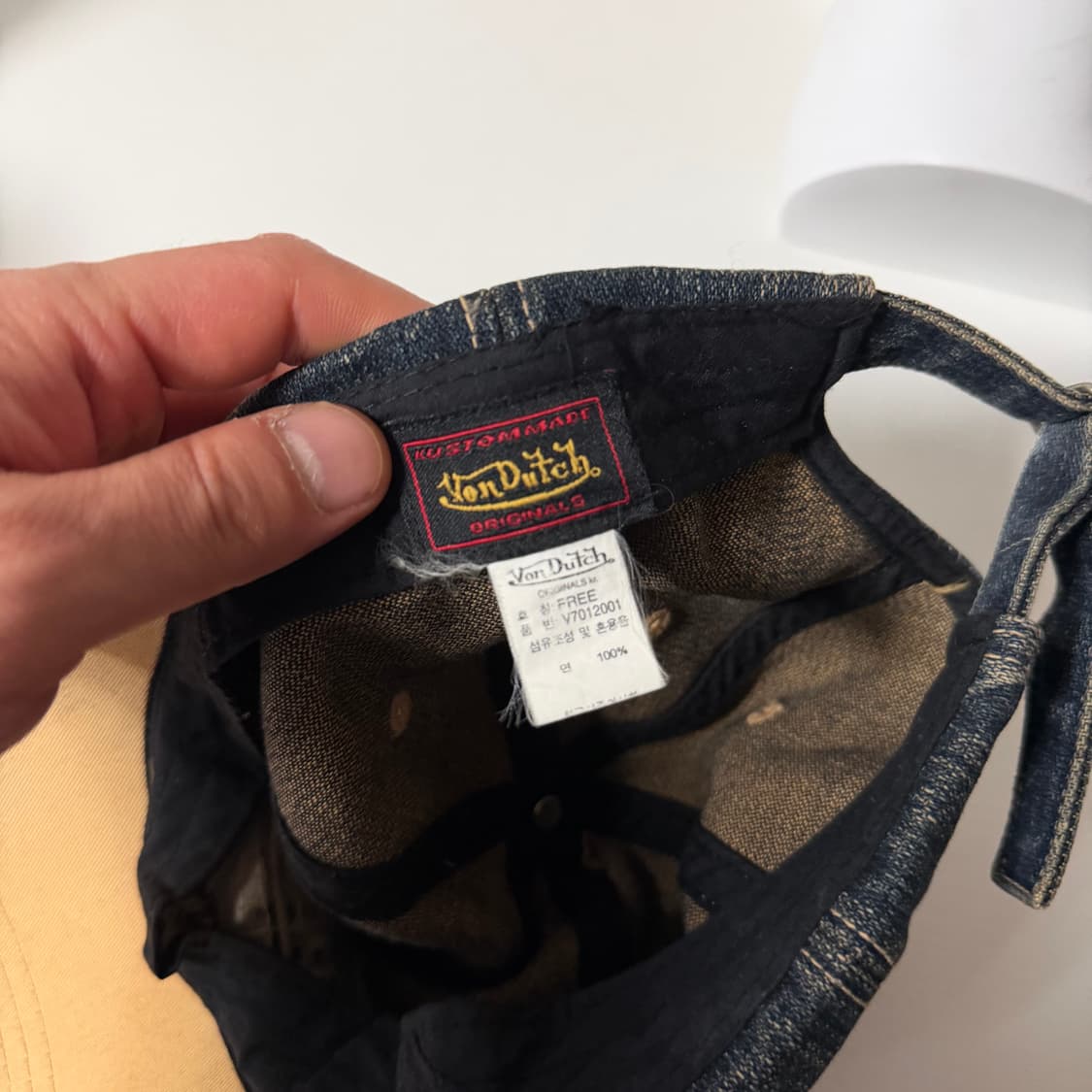 본더치 Y2K 데님 빈티지 볼캡 상품이미지5