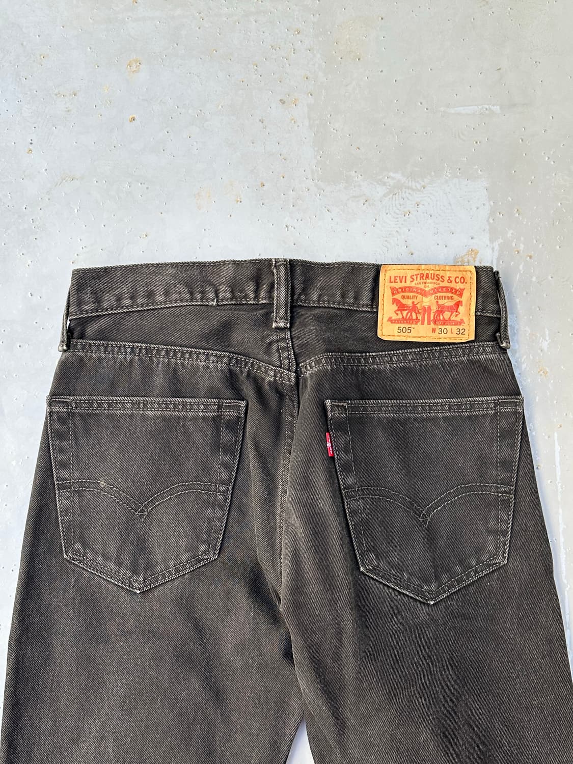 [리바이스] •Levi's 505 Black Denim 상품이미지8