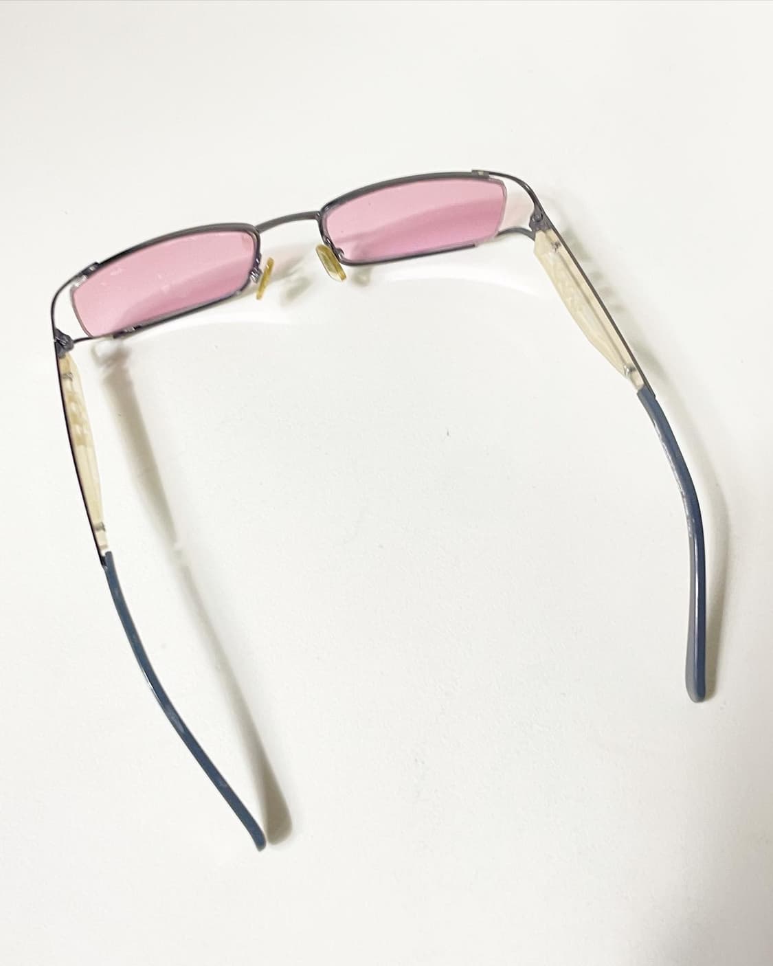 90s 홍콩제 SUOBIAO 스퀘어 틴트 선글라스 상품이미지5