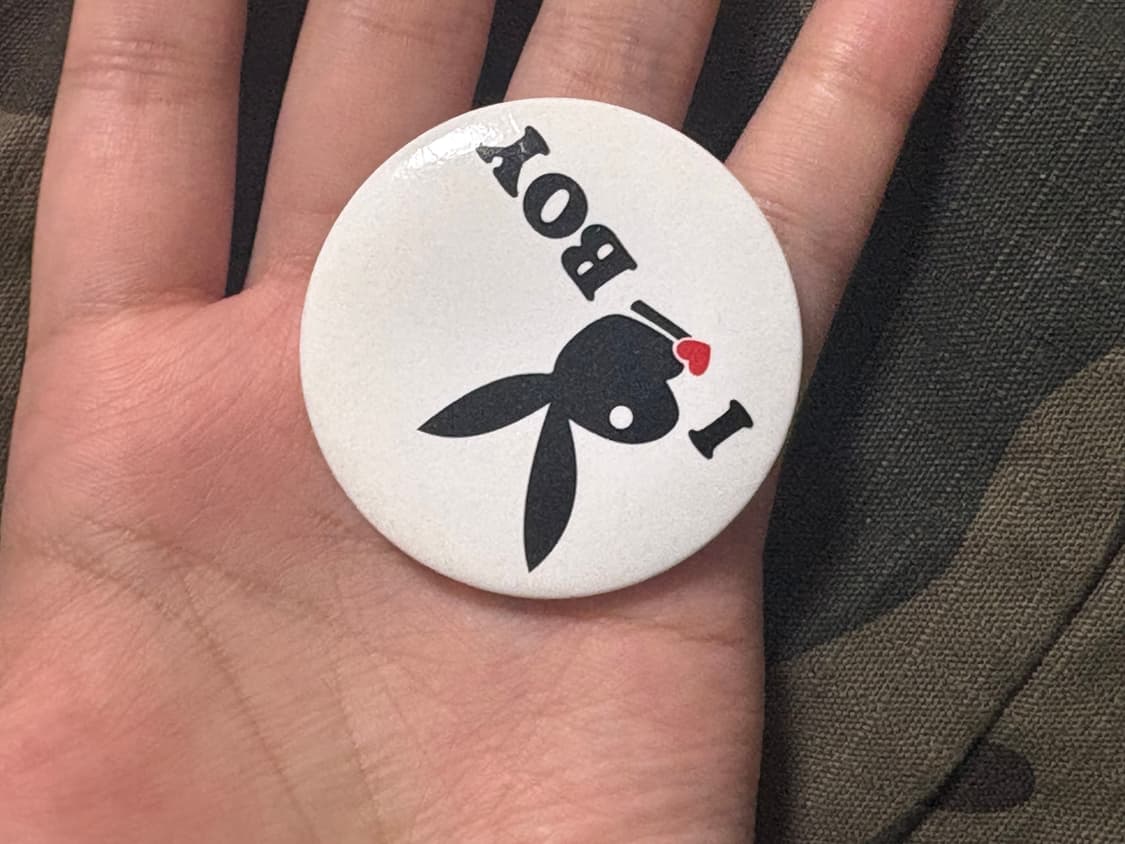 빈티지 PLAY BOY 뱃지 상품이미지3