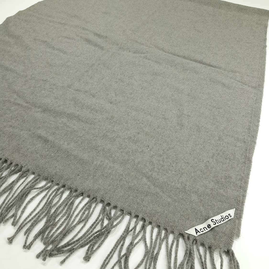 MX150 아크네 스튜디오 그레이 빅사이즈 울 목도리 머플러 상품이미지4